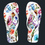 DOG PAW PRINTS JANDALS<br><div class="desc">DOG PAW PRINTS – colourful delicate flowers and butterflies painted using my dog’s paws dipped in non-toxic watercolor paints – share your love of dogs with family and friends, young and old, on any occasion, any celebration, any holiday. Make your personal Gift Giving with style and love. Be as original...</div>