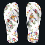 DOG PAW PRINTS YELLOW BIRD JANDALS<br><div class="desc">DOG PAW PRINTS – colourful delicate flowers and butterflies painted using my dog’s paws dipped in non-toxic watercolor paints – share your love of dogs with family and friends, young and old, on any occasion, any celebration, any holiday. Make your personal Gift Giving with style and love. Be as original...</div>