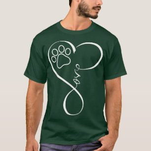 Dog paw Tee for dog owners, Dog Lover Gift Fun