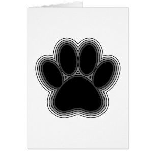 Dog Paw With Outlines