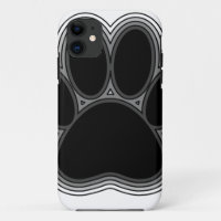 Dog Paw With Outlines