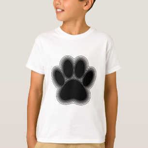 Dog Paw With Outlines T-Shirt