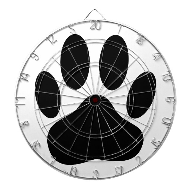 Dog Pawprint Dartboard (Front)