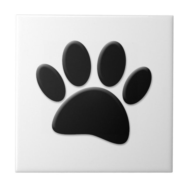 Dog Pawprint Tile (Front)