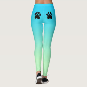 Dog + Paws Aqua Athleisure Yoga Pants Leggings