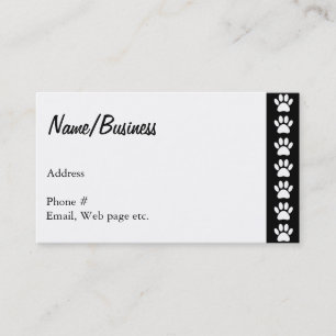 Dog Paws Business Card