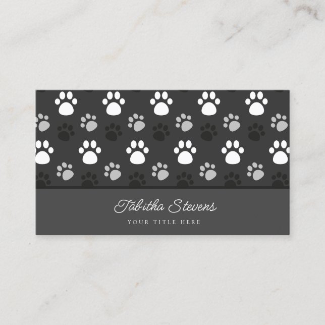 Dog Paws Business Card (Front)