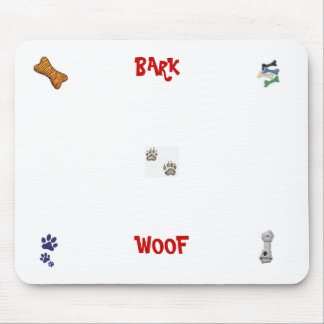 DOG PAWS, dog toy, DOG BONE, dog bones, dog paw... Mouse Pad