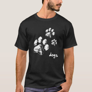 Dog Paws - Dogs - Easy Going Fashion T-Shirt