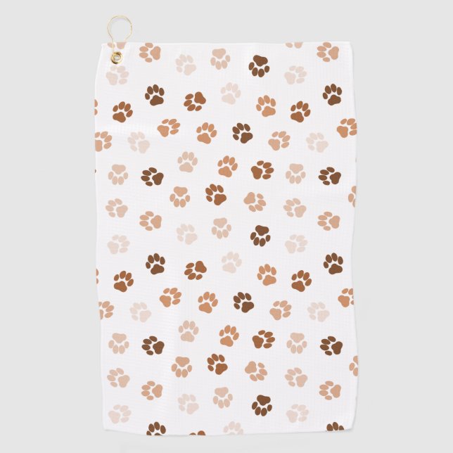 Dog paws golf towel (Front)