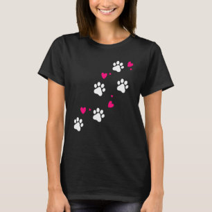 Dog Paws Graphic Dog Owner Pet Shepherd Puppy Pet T-Shirt