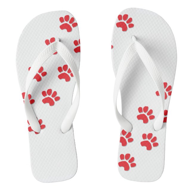 Dog Paws Jandals (Footbed)