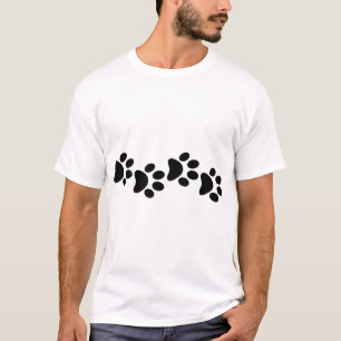 DOG PAWS LOVE DOGS PAW I LOVE MY DOG PET PETS PUPP T-Shirt