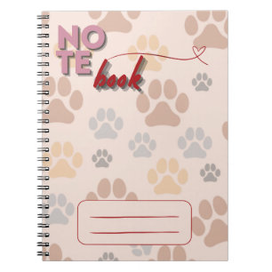 Dog paws Notebook