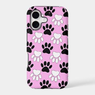Dog Paws On Pink Background