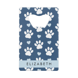 Dog Paws, White Paws, Blue Hearts, Your Name