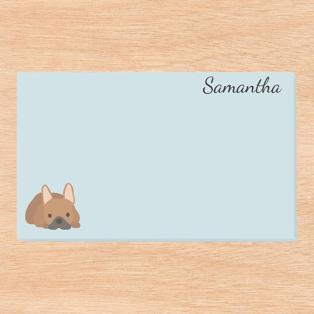 Dog Personalised French Bulldog Post-it Notes (Creator Uploaded)