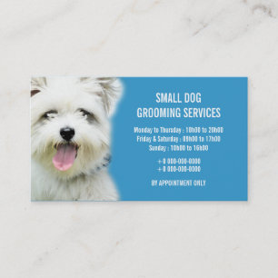 Dog pet grooming parlour Personalise Business Card