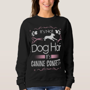 DOG Pet Grooming Stylist Cute Groomer Vet Xmas Bir Sweatshirt
