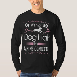 DOG Pet Grooming Stylist Cute Groomer Vet Xmas Bir T-Shirt