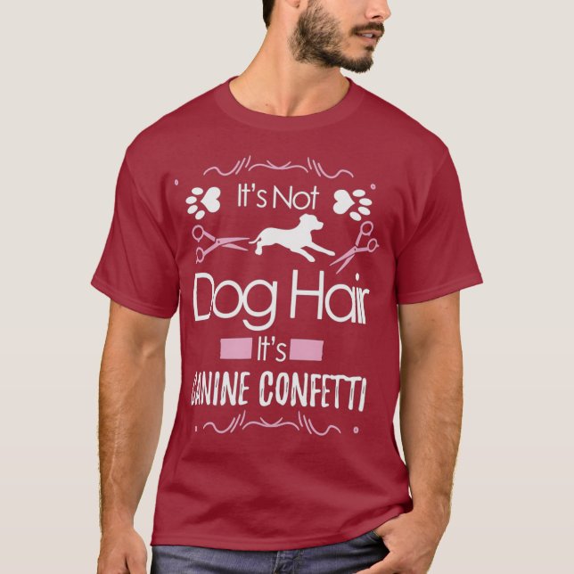 DOG Pet Grooming Stylist Cute Groomer Vet Xmas T-Shirt (Front)