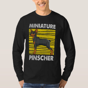 Dog Pet Miniature Pinscher Dog Owner Min Pinsche T-Shirt