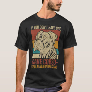 Dog Pet Owner Vintage Animal Outfit Cane Corso T-Shirt
