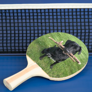 Dog Pet Personalised Name and Photo Ping Pong Paddle