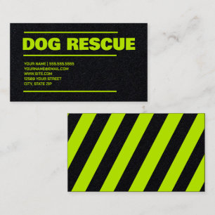 Dog Pet Rescue Business Card