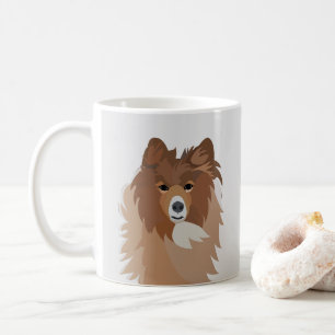 Dog Pet Sheltie Dog Coffee Mug