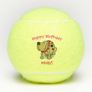 Dog Pet Toy Cute Birthday Tennis Balls