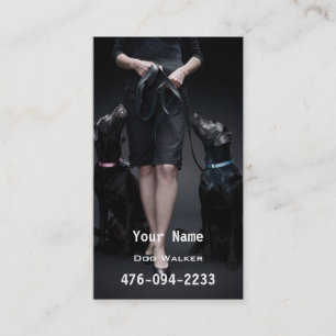 Dog / Pet Walker Sitter Groomer Etc Business Card