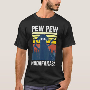 Dog Pew Pew Madafakas Vintage Crazy Dogs T-Shirt
