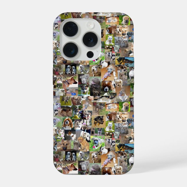 Dog Photo Collage,    iPhone Case (Back)