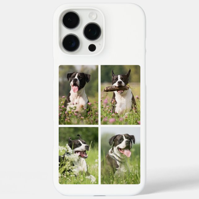 Dog Photo Collage Personalised Pet Case-Mate iPhone Case (Back)