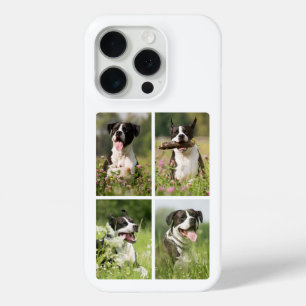 Dog Photo Collage Personalized Pet iPhone 15 Pro Case