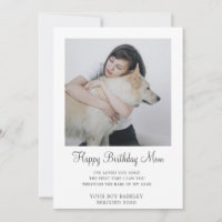 Dog Photo Happy Birthday Mum From Rescue Dog