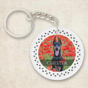 Dog Photo Keychain - Personalised Pet Keepsake