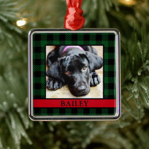 Dog Photo Metal Tree Decoration