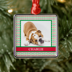 Dog Photo Metal Tree Decoration