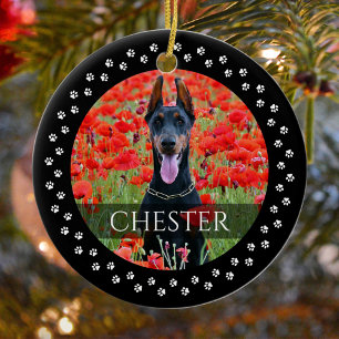 Dog Photo Ornament - Personalised Pet Keepsake