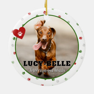 Dog Photo Pet Memorial Sympathy Gift Ornament