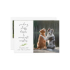 Dog Photo Sloppy Kisses Christmas Holiday Card