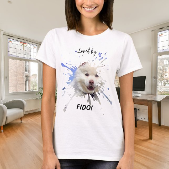Dog photo splash fun humour love T-Shirt (Creator Uploaded)