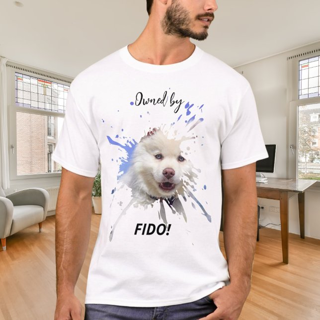 Dog photo splash fun humour T-Shirt (Creator Uploaded)