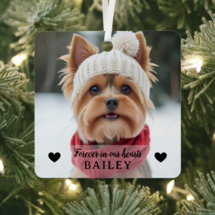 Dog Photo Sympathy Keepsake Ornament