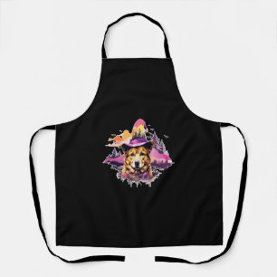 Dog Pink Halloween 2 Apron