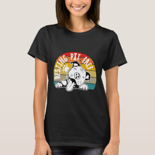 Dog Pitbull Resting Pit Face Great Gift Vintage Ne T-Shirt