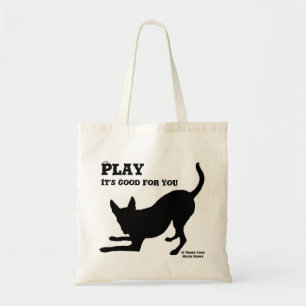 Dog Play Tote Bag