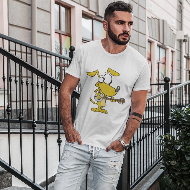Dog Playing A Banjo T-Shirt (Creator Uploaded)